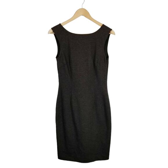 Michael Stars Women's Ponte Knit Gray Sleeveless Sheath Dress Size Large - Picture 1 of 7